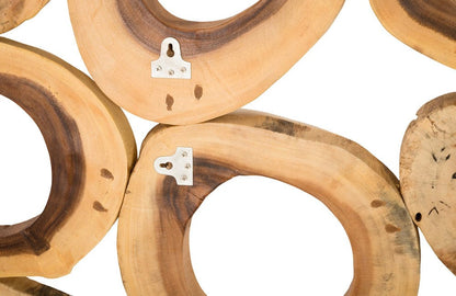 Phillips Collection - Chuleta Rings Wall Art, Chamcha Wood, Rectangular - TH72023 view 5