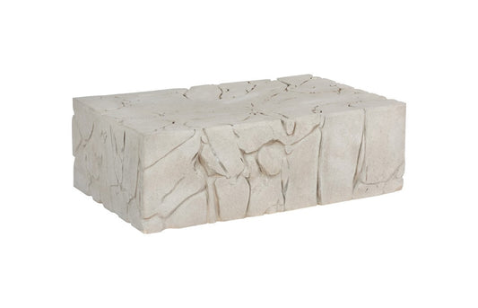 Phillips Collection - Chunk Coffee Table, Rectangle, Roman Stone - PH115148 veiw 1