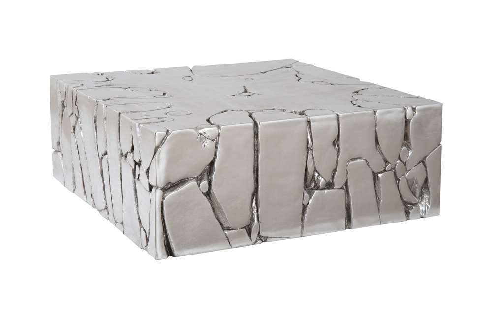 Phillips Collection - Chunk Square Silver Coffee Table - PH104344 veiw 3