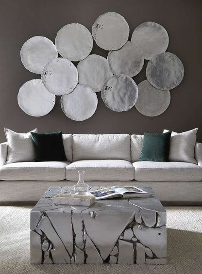 Phillips Collection - Chunk Square Silver Coffee Table - PH104344 veiw 4