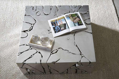 Phillips Collection - Chunk Square Silver Coffee Table - PH104344 veiw 6