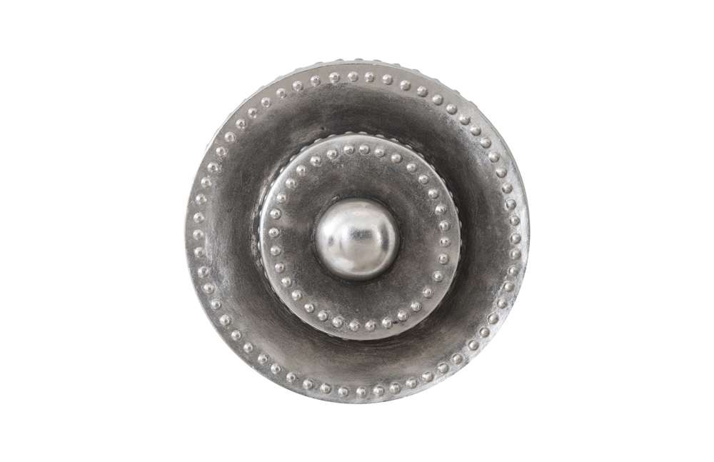 Phillips Collection - Circles Wall Tile, Silver Leaf with Antiquing - PH103388 veiw 1