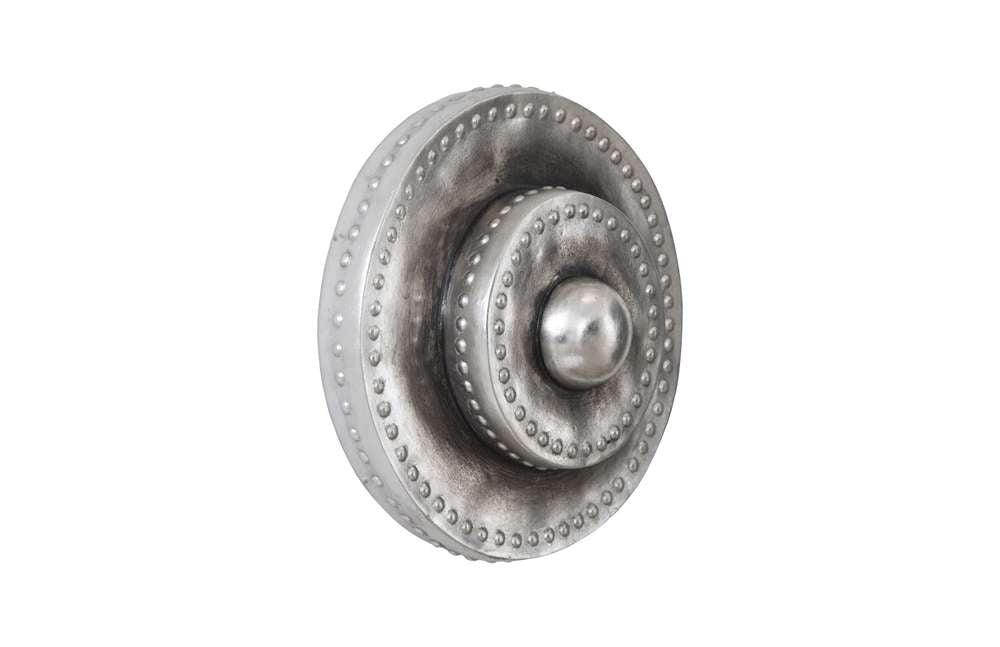 Phillips Collection - Circles Wall Tile, Silver Leaf with Antiquing - PH103388 veiw 2