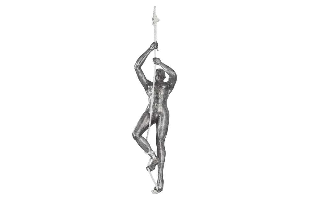 Phillips Collection - Climbing Sculpture w/Rope, Black/Silver, Aluminum - ID100690 veiw 1