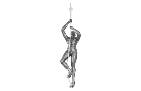 Phillips Collection - Climbing Sculpture w/Rope, Black/Silver, Aluminum - ID100690 veiw 1