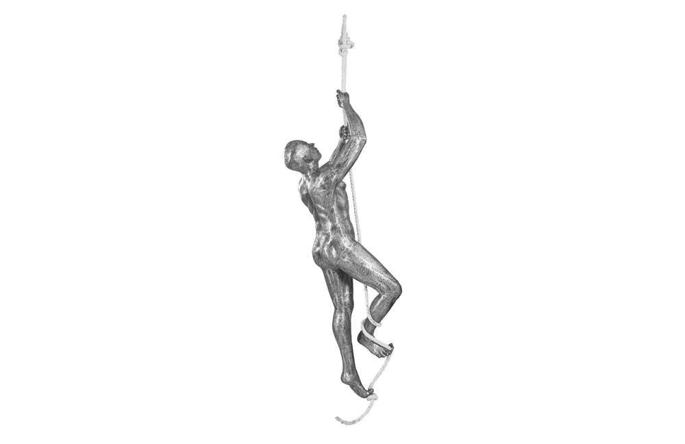 Phillips Collection - Climbing Sculpture w/Rope, Black/Silver, Aluminum - ID100690 veiw 4