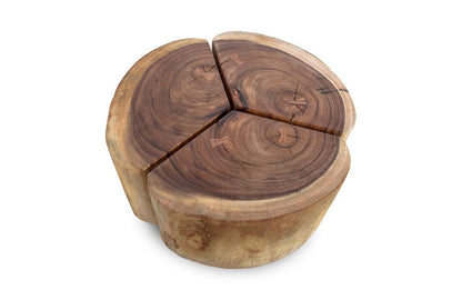 Phillips Collection - Clover Coffee Table, Chamcha Wood, Natural Finish, Metal Base - TH74070 view 2