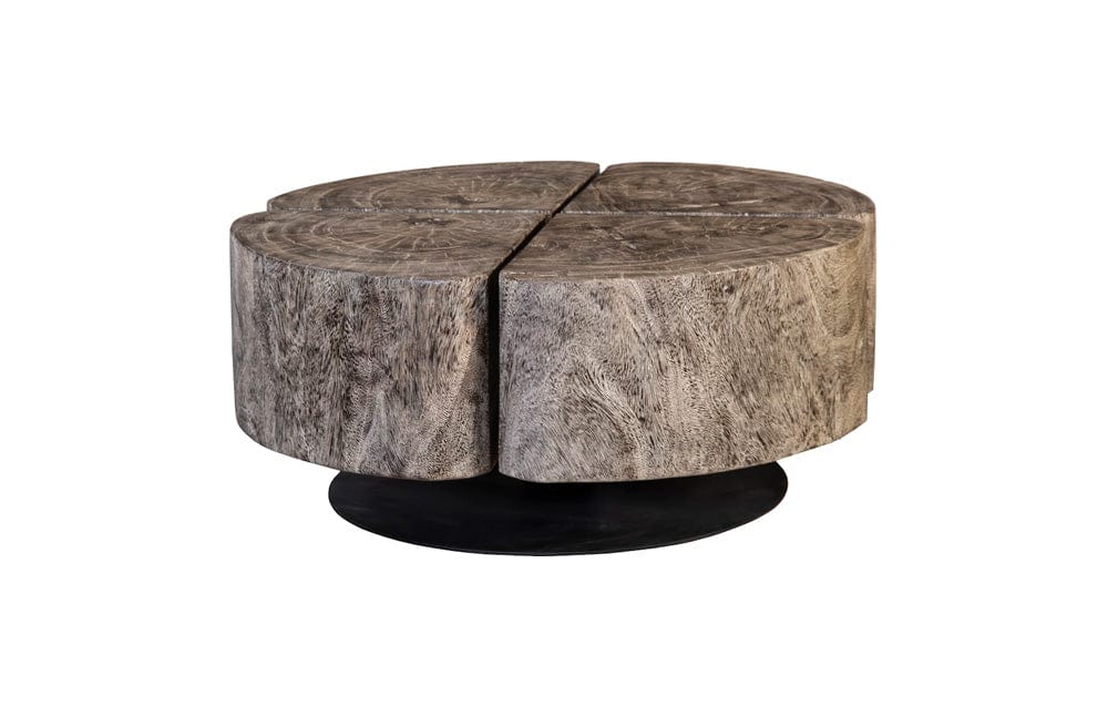 Phillips Collection - Clover Coffee Table, Gray Stone - TH105521 view 1