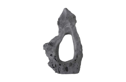 Phillips Collection - Colossal Cast Stone Sculpture, Single Hole, Charcoal Stone - PH104348 veiw 1
