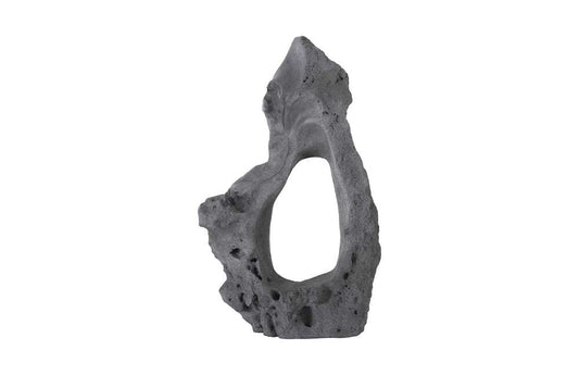 Phillips Collection - Colossal Cast Stone Sculpture, Single Hole, Charcoal Stone - PH104348 veiw 1
