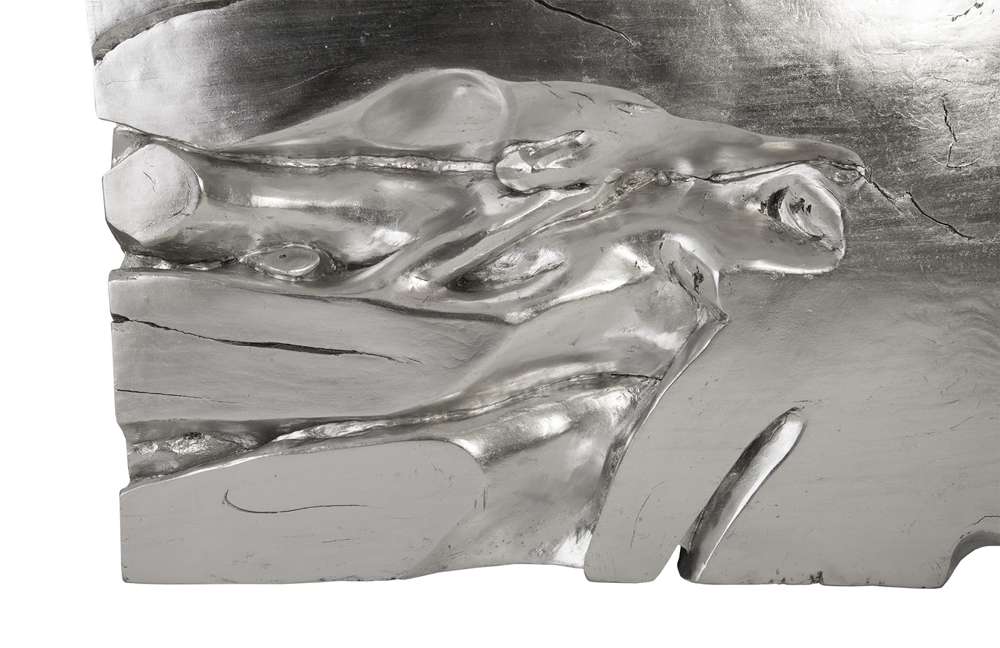 Phillips Collection - Colossal Freeform Wall Art, Large, Silver Leaf - PH67974 veiw 3