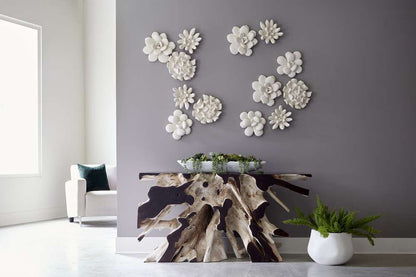 Phillips Collection - Compactum Succulent Wall Art, White Stone - PH104156 veiw 6