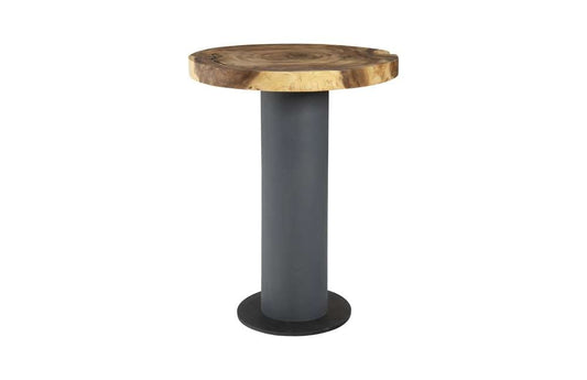 Phillips Collection - Concrete Bar Table, Chamcha Wood Top - TH78367 veiw 1