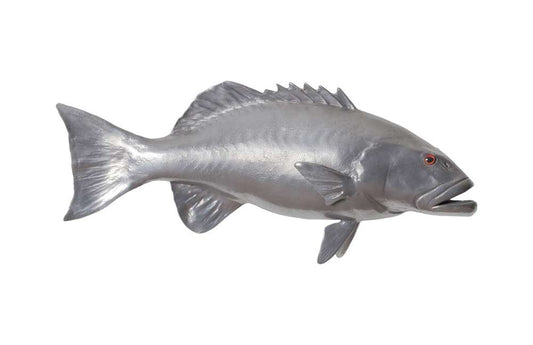 Phillips Collection - Coral Trout Fish Wall Sculpture, Resin, Polished Aluminum Finish - PH64544 veiw 1