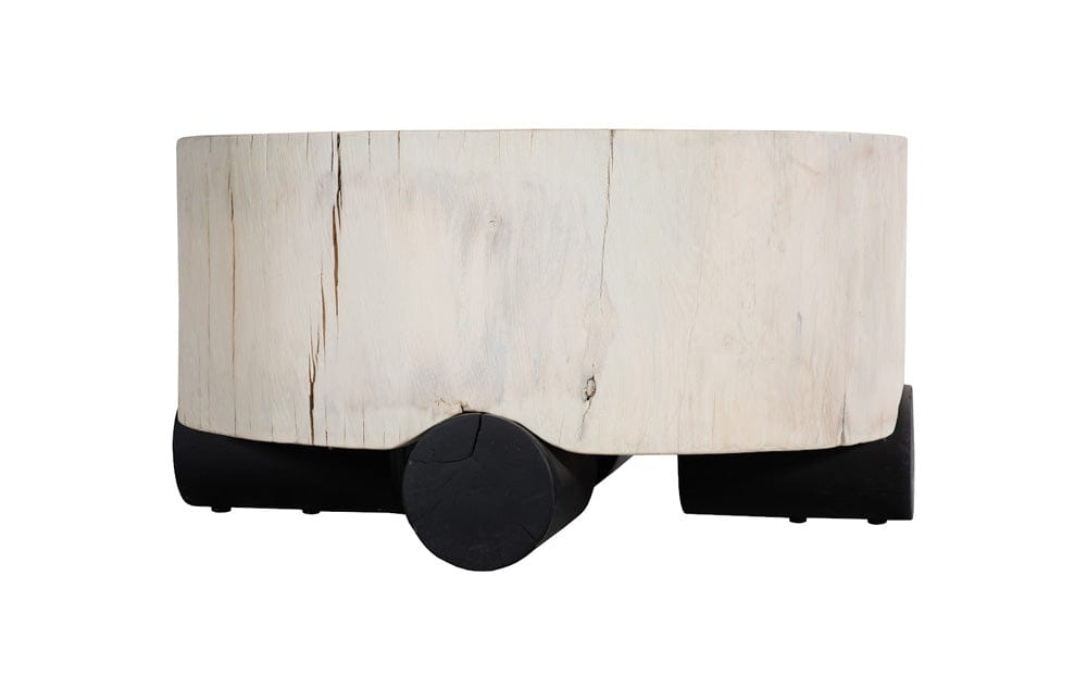 Phillips Collection - Core Coffee Table, Black Base, Bleached - TH113559 view 3