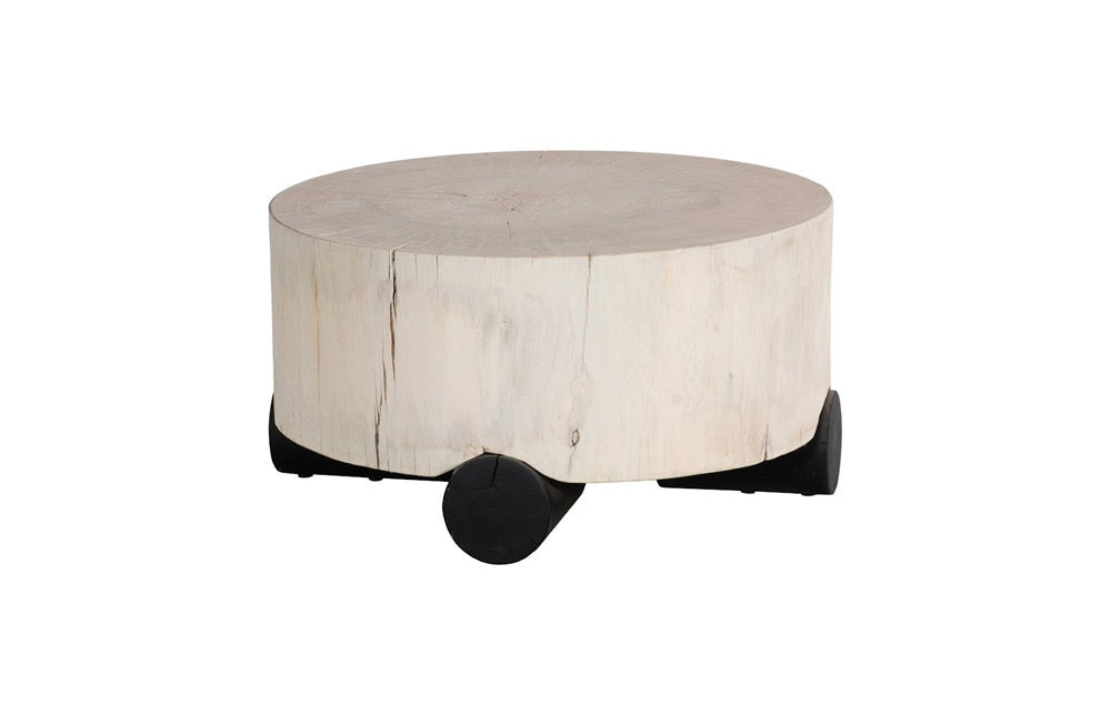 Phillips Collection - Core Coffee Table, Black Base, Bleached - TH113559 veiw 1