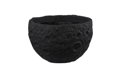Phillips Collection - Crater Planter, Black Stone - PH119410 view 1