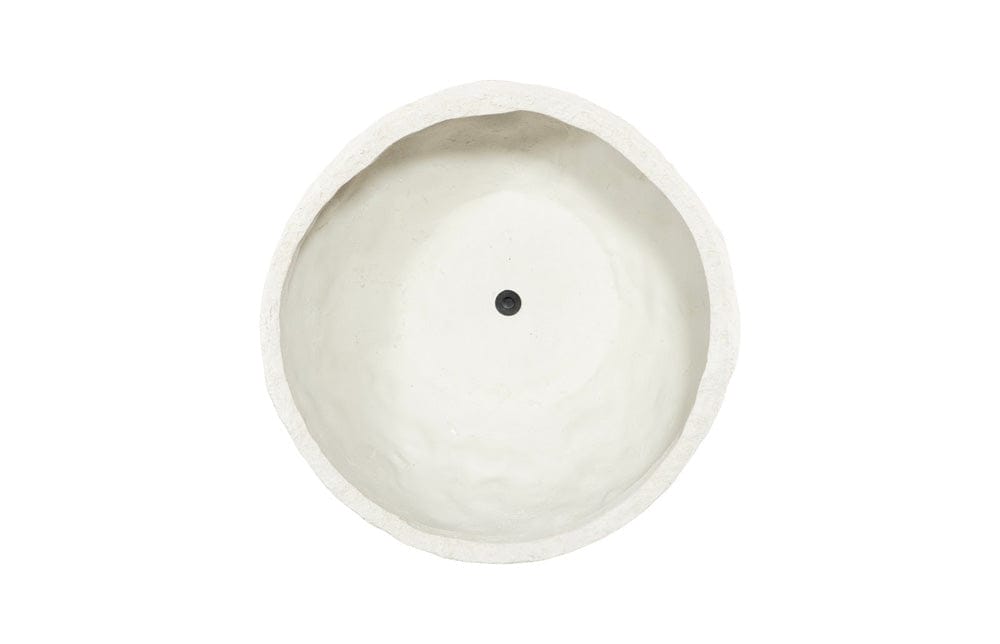 Phillips Collection - Crater Planter, White Stone - PH119411 view 2