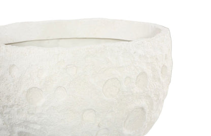 Phillips Collection - Crater Planter, White Stone - PH119411 view 3