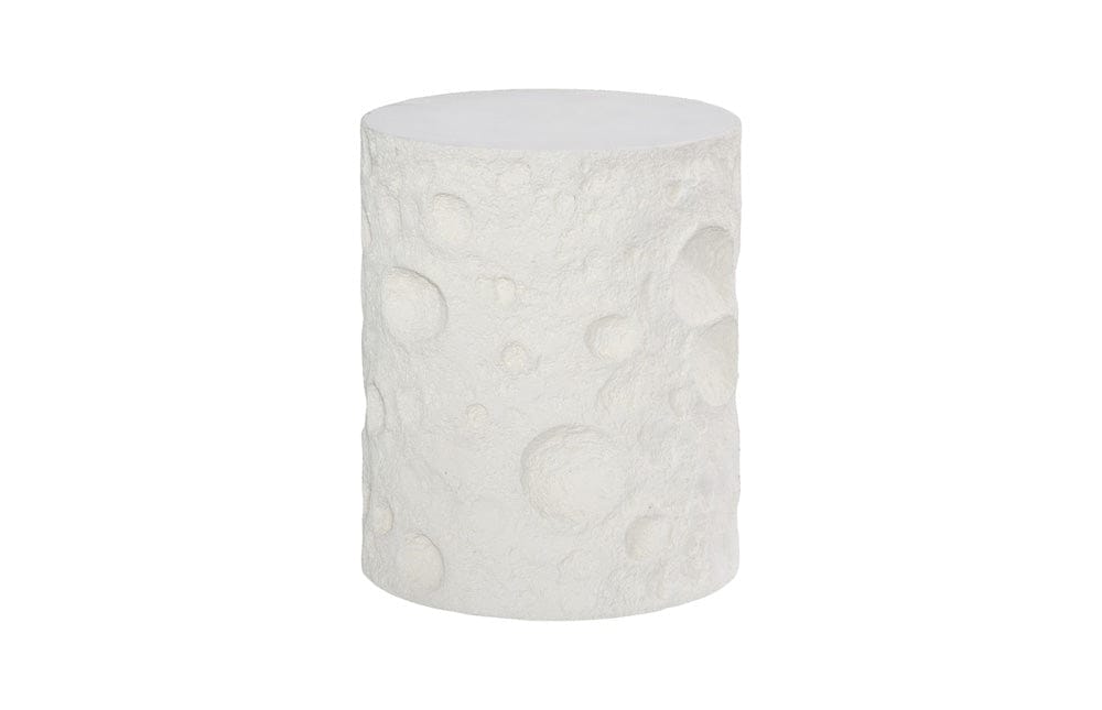 Phillips Collection - Crater Side Table, White Stone - PH119472 view 1