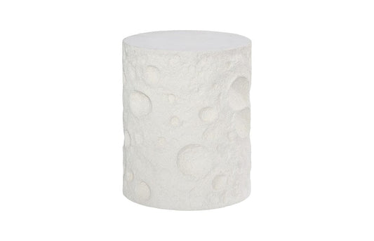 Phillips Collection - Crater Side Table, White Stone - PH119472 view 1