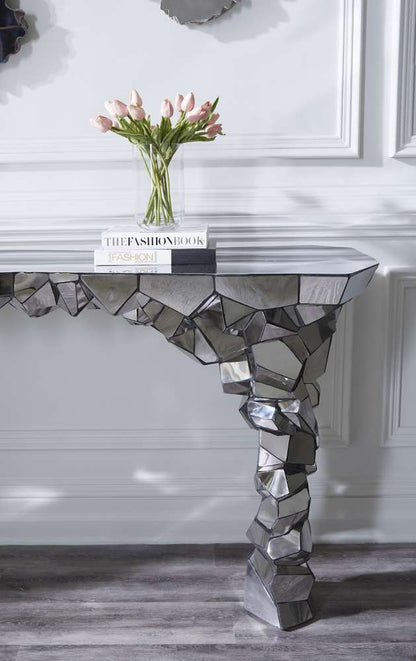 Phillips Collection - Crazy Cut Console, Stainless Steel, Silver - PH67176 veiw 5