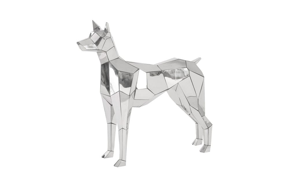 Phillips Collection - Crazy Cut Dog, Stainless Steel, Silver - PH97073 view 1