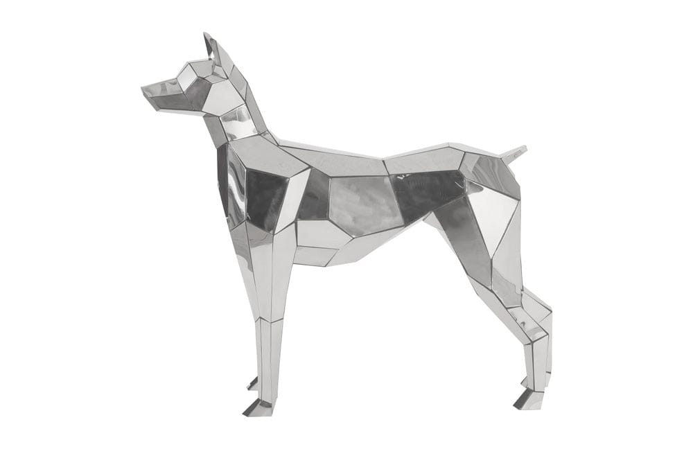 Phillips Collection - Crazy Cut Dog, Stainless Steel, Silver - PH97073 view 2