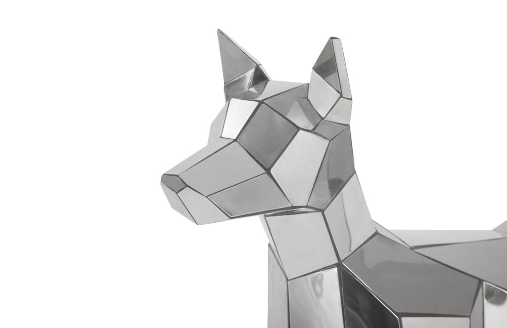 Phillips Collection - Crazy Cut Dog, Stainless Steel, Silver - PH97073 view 3