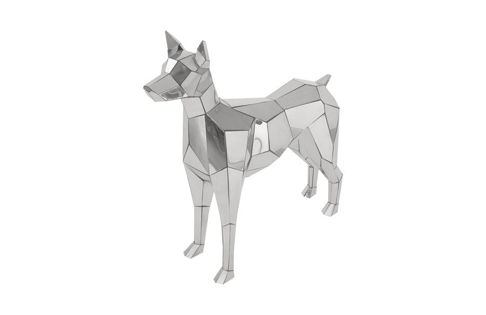Phillips Collection - Crazy Cut Dog, Stainless Steel, Silver - PH97073 view 5