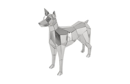 Phillips Collection - Crazy Cut Dog, Stainless Steel, Silver - PH97073 view 5