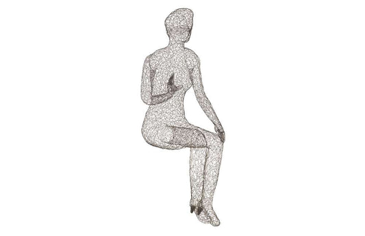 Phillips Collection - Crazy Wire Lounging Female - CH64909 veiw 1