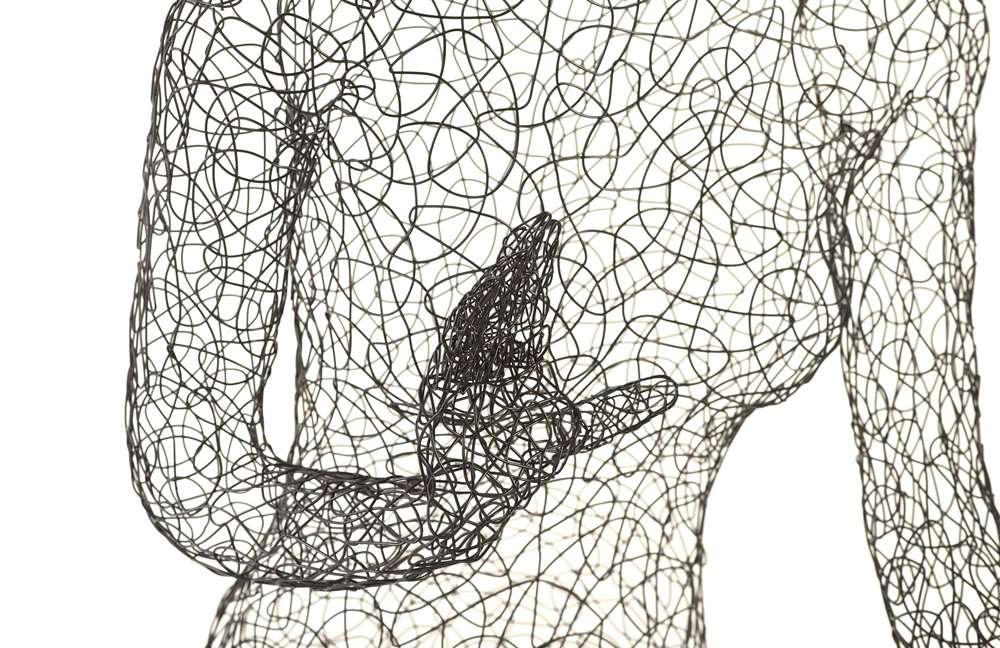 Phillips Collection - Crazy Wire Lounging Female - CH64909 veiw 3
