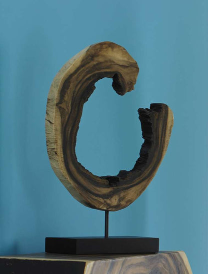 Phillips Collection - Creature Sculpture on Stand, Natural - TH54014 veiw 4