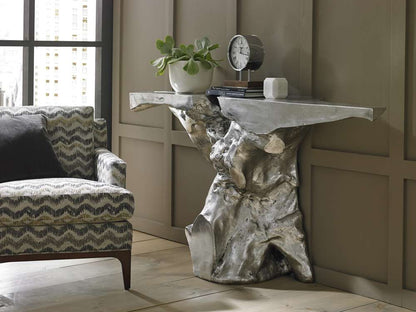 Phillips Collection - Crown Console Table, Silver Leaf - PH64209 veiw 3