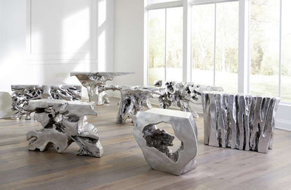 Phillips Collection - Crown Console Table, Silver Leaf - PH64209 veiw 5