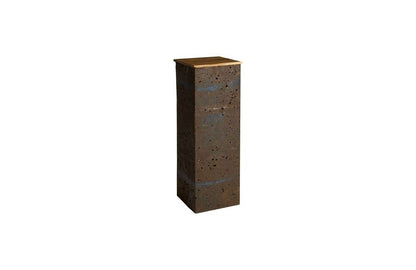 Phillips Collection - Crumpled Oil Drum Pedestal, Wood Top - TH66182 veiw 1