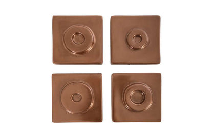 Phillips Collection - Cuadritos Wall Tiles (Set of 4) - Polished Copper - PH67740 veiw 1