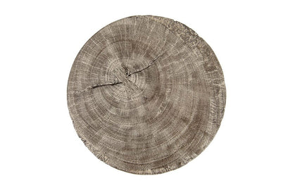 Phillips Collection - Curved Wood Stool, Thick , Gray Stone, Gray Stone - TH96667 view 2