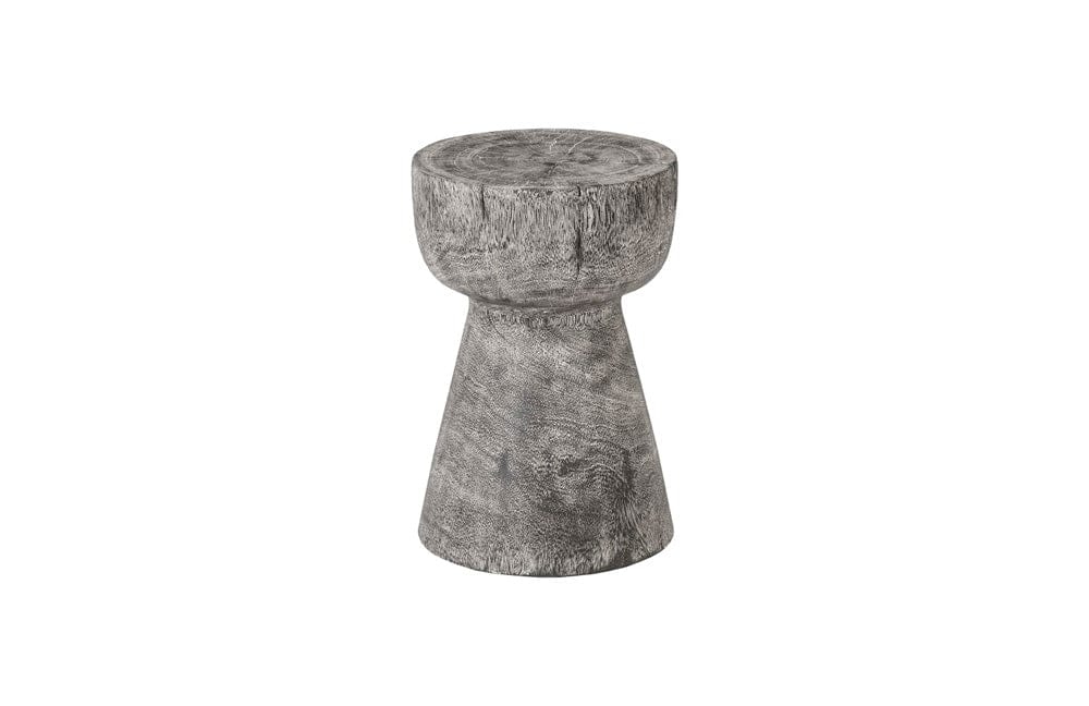 Phillips Collection - Curved Wood Stool, Thin, Gray Stone - TH96666 view 1