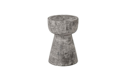 Phillips Collection - Curved Wood Stool, Thin, Gray Stone - TH96666 view 1