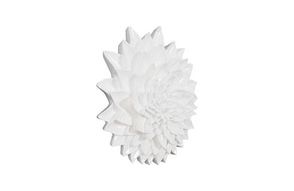 Phillips Collection - Dahlia Flower Wall Art, Gel Coat White - PH104158 veiw 2