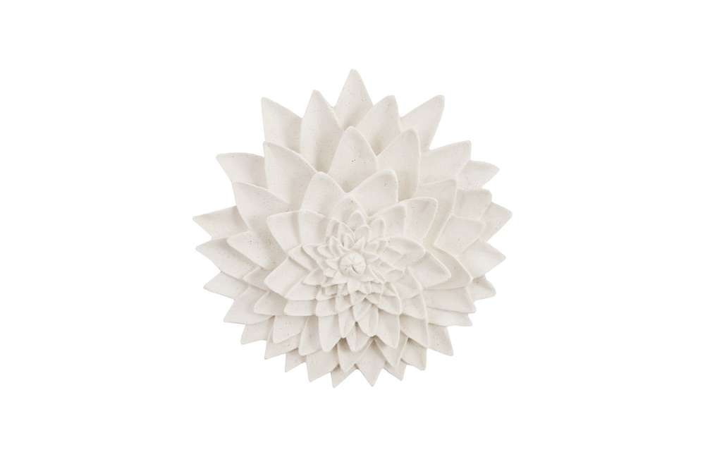 Phillips Collection - Dahlia Flower Wall Art, White Stone - PH104364 veiw 1