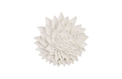 Phillips Collection - Dahlia Flower Wall Art, White Stone - PH104364 veiw 1