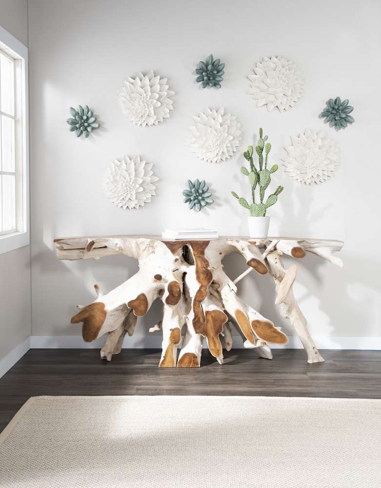 Phillips Collection - Dahlia Flower Wall Art, White Stone - PH104364 veiw 4