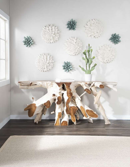 Phillips Collection - Dahlia Flower Wall Art, White Stone - PH104364 veiw 4