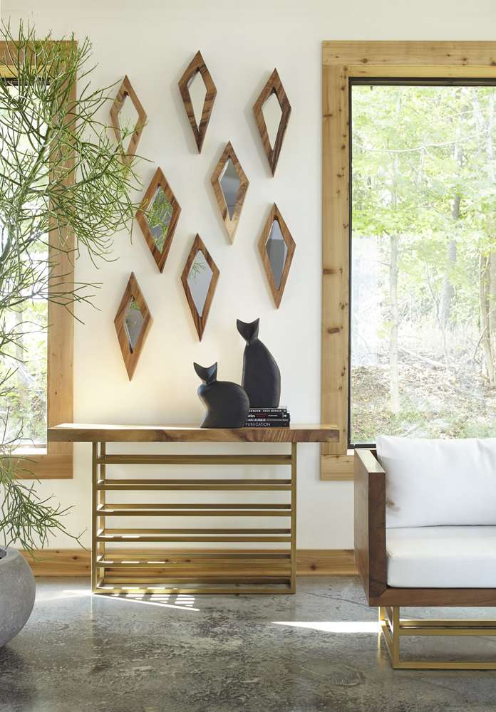 Phillips Collection - Diamond Mirror, LG, Natural - TH95620 veiw 5