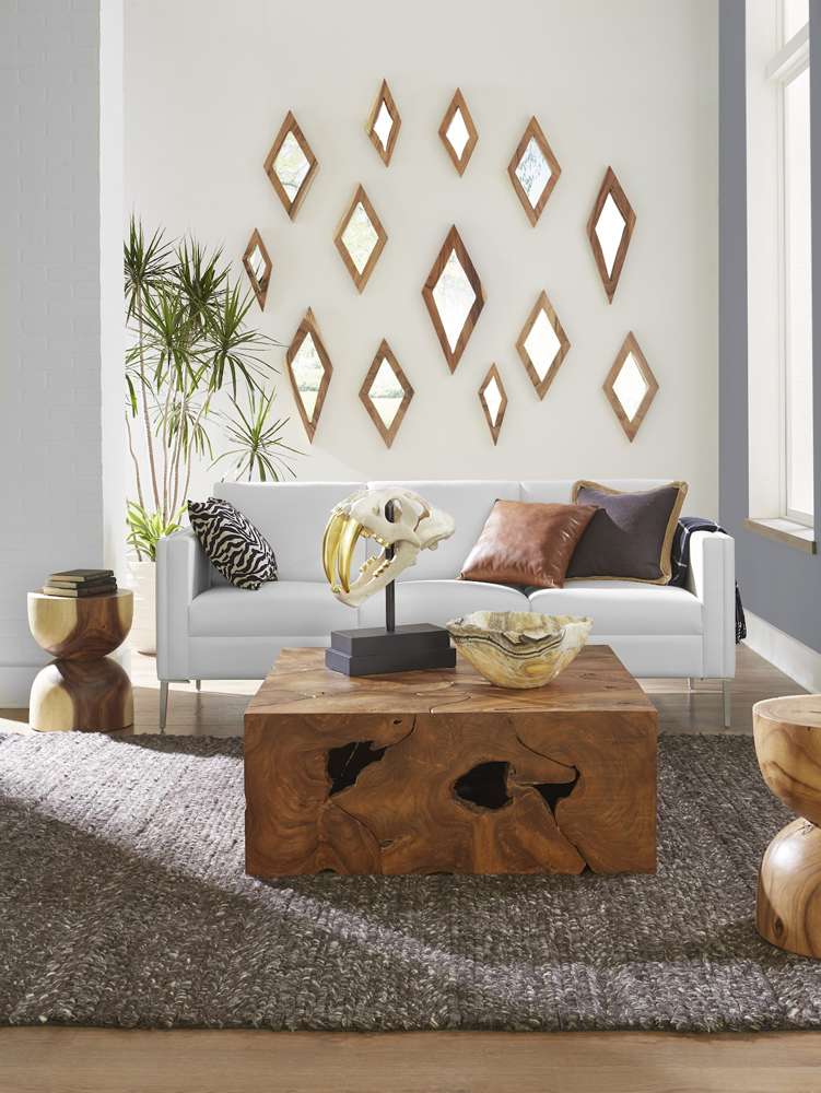 Phillips Collection - Diamond Mirror, LG, Natural - TH95620 veiw 6