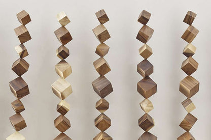 Phillips Collection - Dice Wall Art, Chamcha Wood, Natural - TH84084 veiw 5