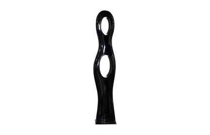 Phillips Collection - Double Circle Sculpture, Gel Coat Black - PH118784 view 1